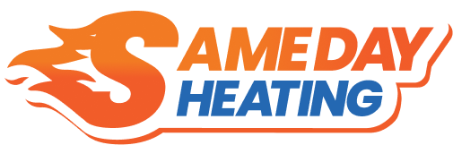 Sameday heating logo